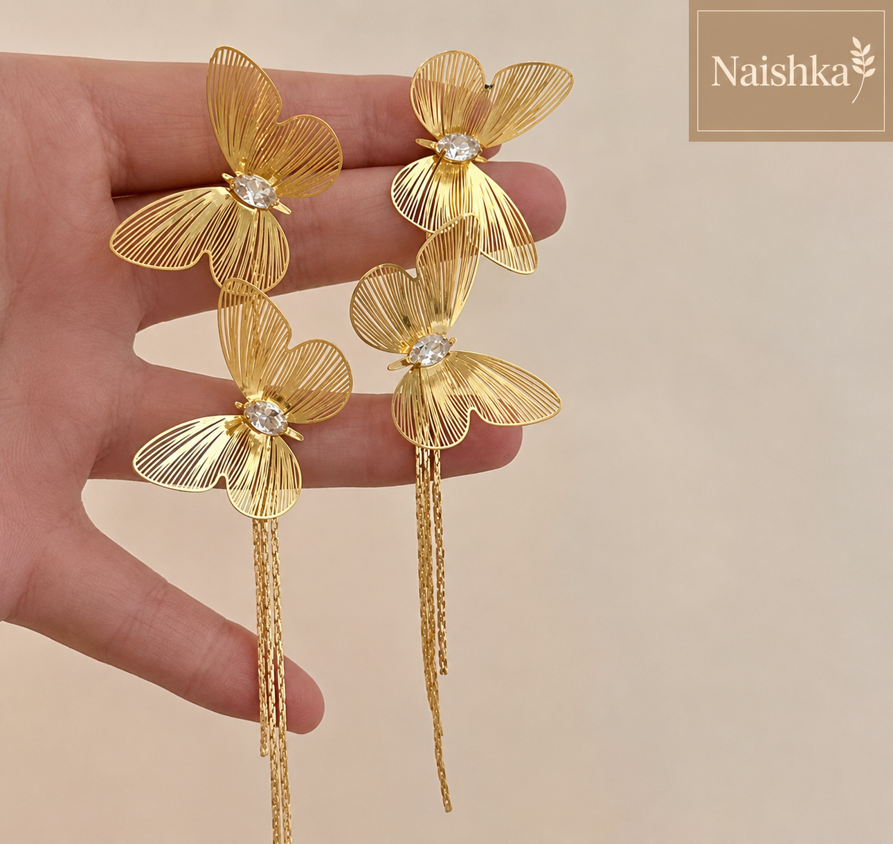 Korean Butterfly Earrings For Girls & Women