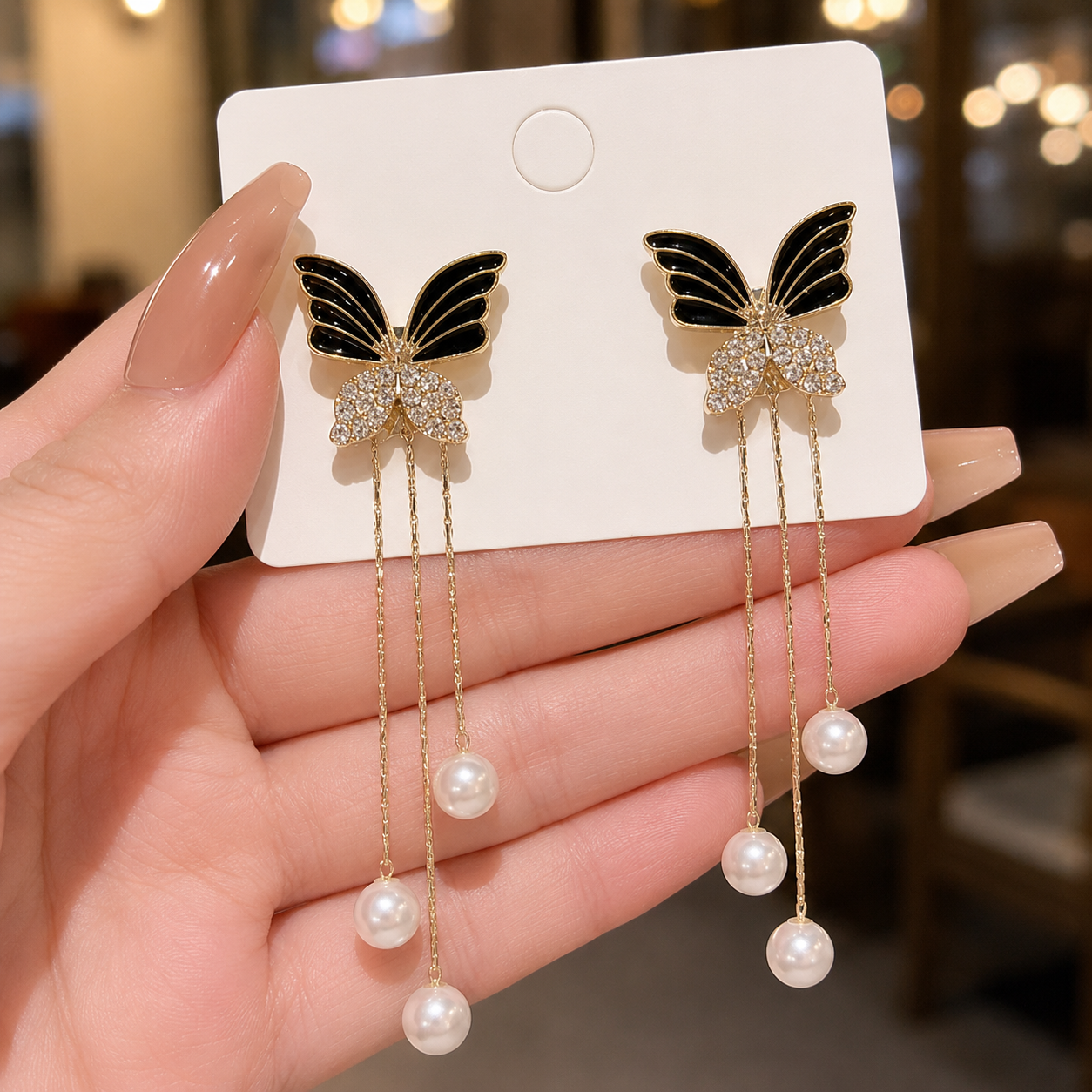 Korean Butterfly Earrings For Girls & Women