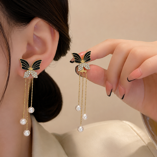 Korean Butterfly Earrings For Girls & Women