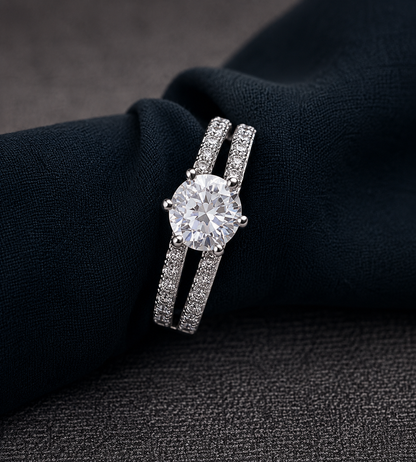 luxury American Diamond Ring for Women