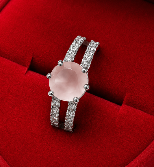 Luxury Adjustable Crystal Ring for Women